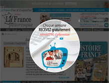 Tablet Screenshot of france-pittoresque.com